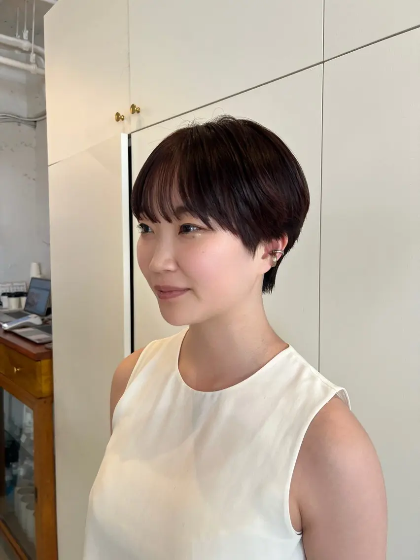 ショート ショートヘア 北見 桃夏のヘアスタイル