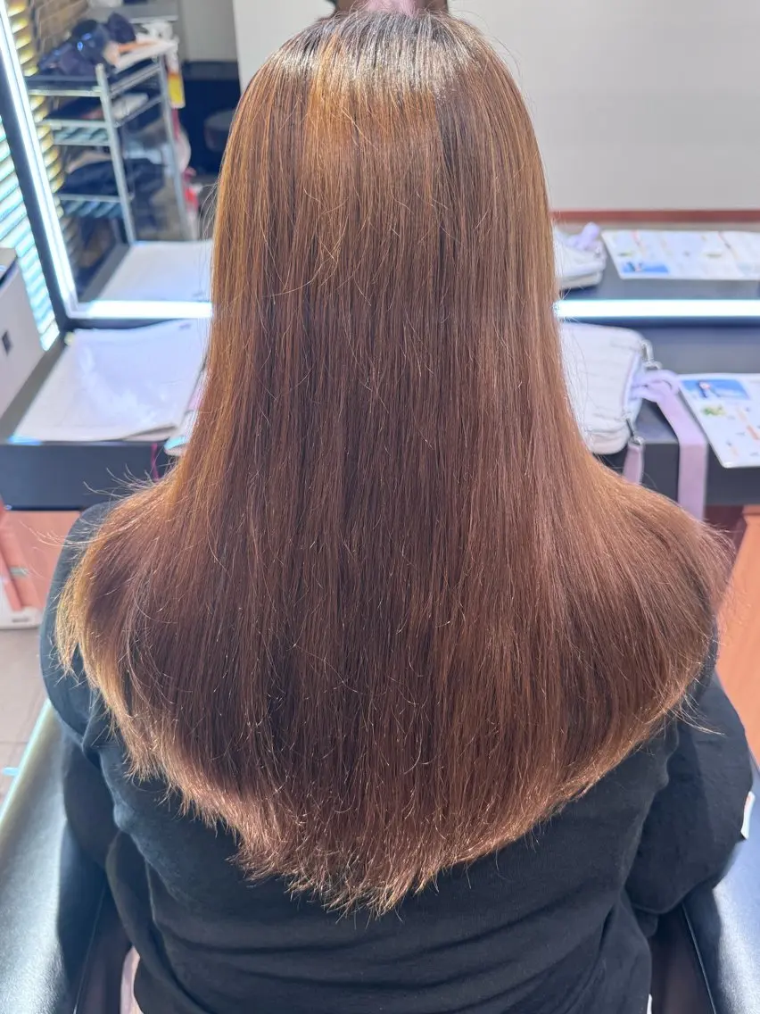ロング ヘアカラー KOUYU(ému) 伏見/カラーモデルのヘアスタイル