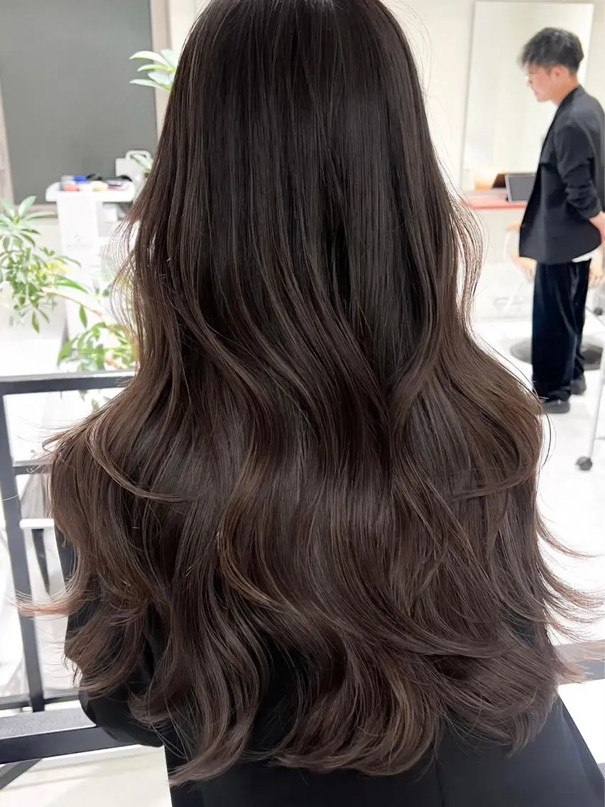 ロング カラー ヘアカラー 艶髪透明感カラー / まあやのヘアスタイル