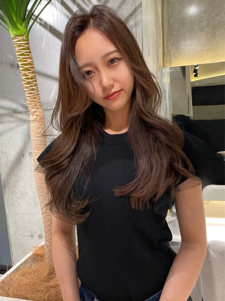 ロング カラー カット ヘアカラー トリートメント 《髪質改善✖️オリー ブ🧸》小嶋拓也のヘアスタイル