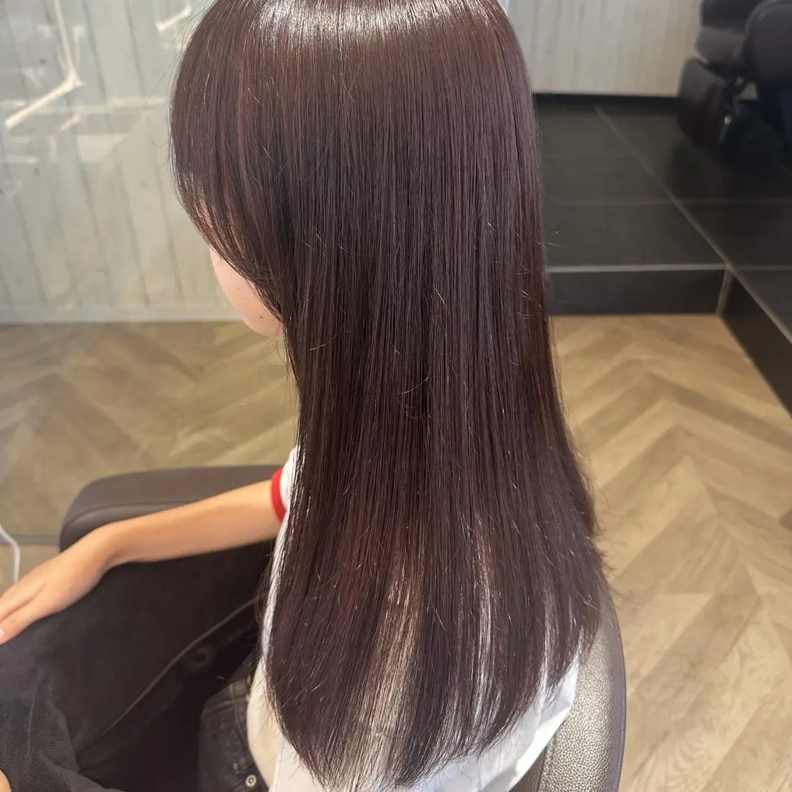 ロング カラー カット ヘアカラー レイヤー 髪質改善 fiti横須賀中央のヘアスタイル