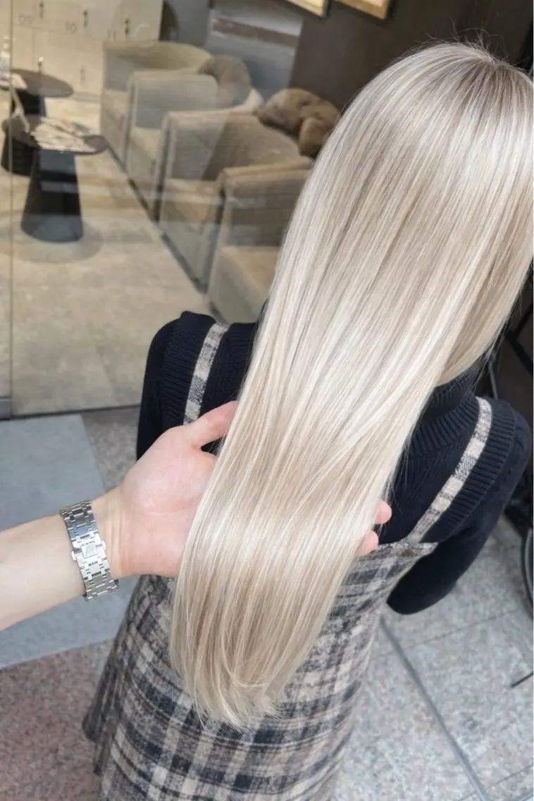 【👑プレミアムコース👑】髪質改善しながら最高級の艶カラーを叶えたい人にオススメ✨の写真