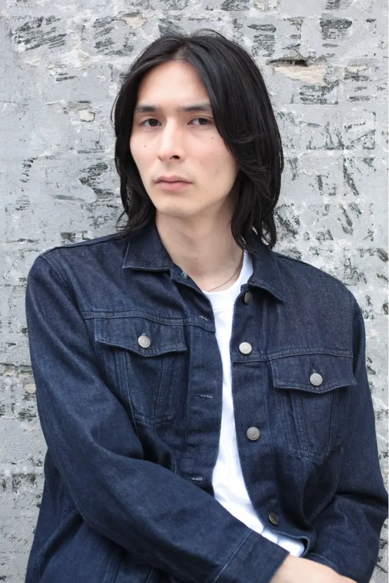 ミディアム メンズ ミディアムパーマ メンズパーマ メンズウルフカット ボブ ウルフカット ryuei /原宿のヘアスタイル