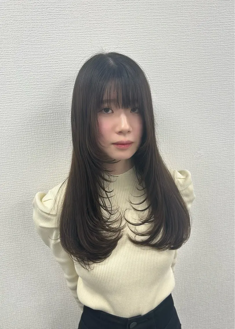 ロング 🤍ワンホンヘア 🤍Rikuto🤍のヘアスタイル