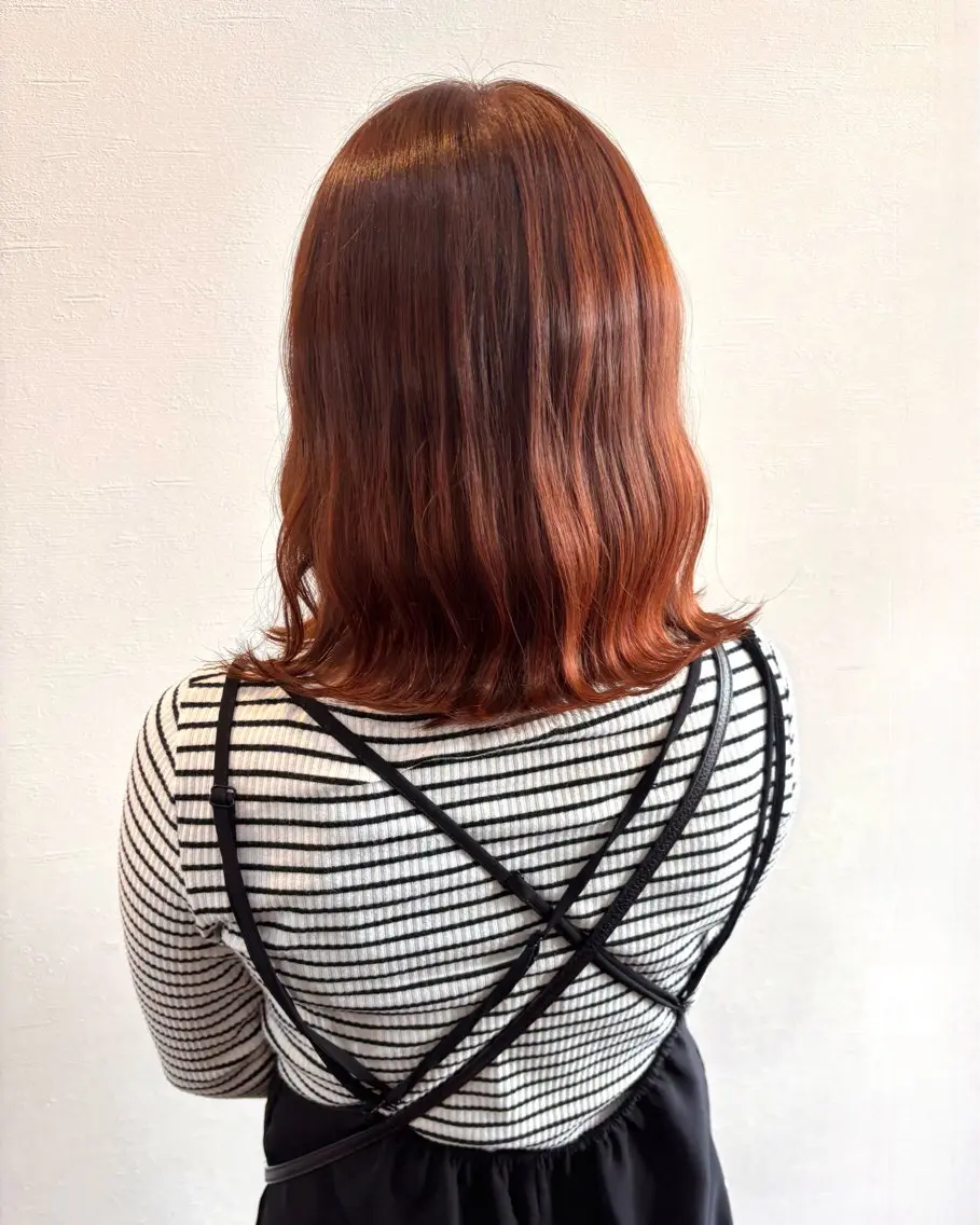 ミディアム カラー ヘアカラー トリートメント 𝘒𝘺𝘰𝘬𝘢 🌿のヘアスタイル