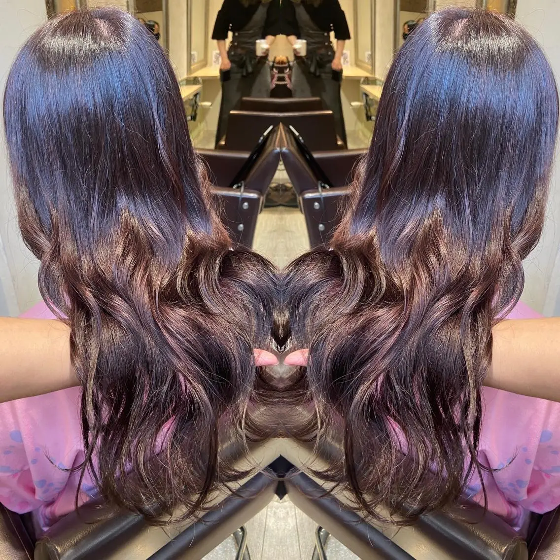 ロング カット ヘアカラー トリートメント ヘッドスパ 今話題の艶髪矯正 美艶カラー/FUKAのヘアスタイル