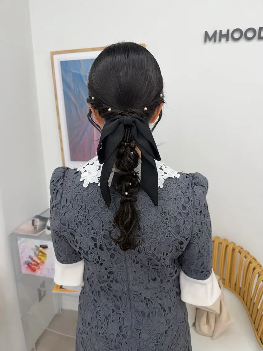 ヘアアレンジ ヘアセット ヘアセット/ベージュ カラー HARU🕯のヘアスタイル