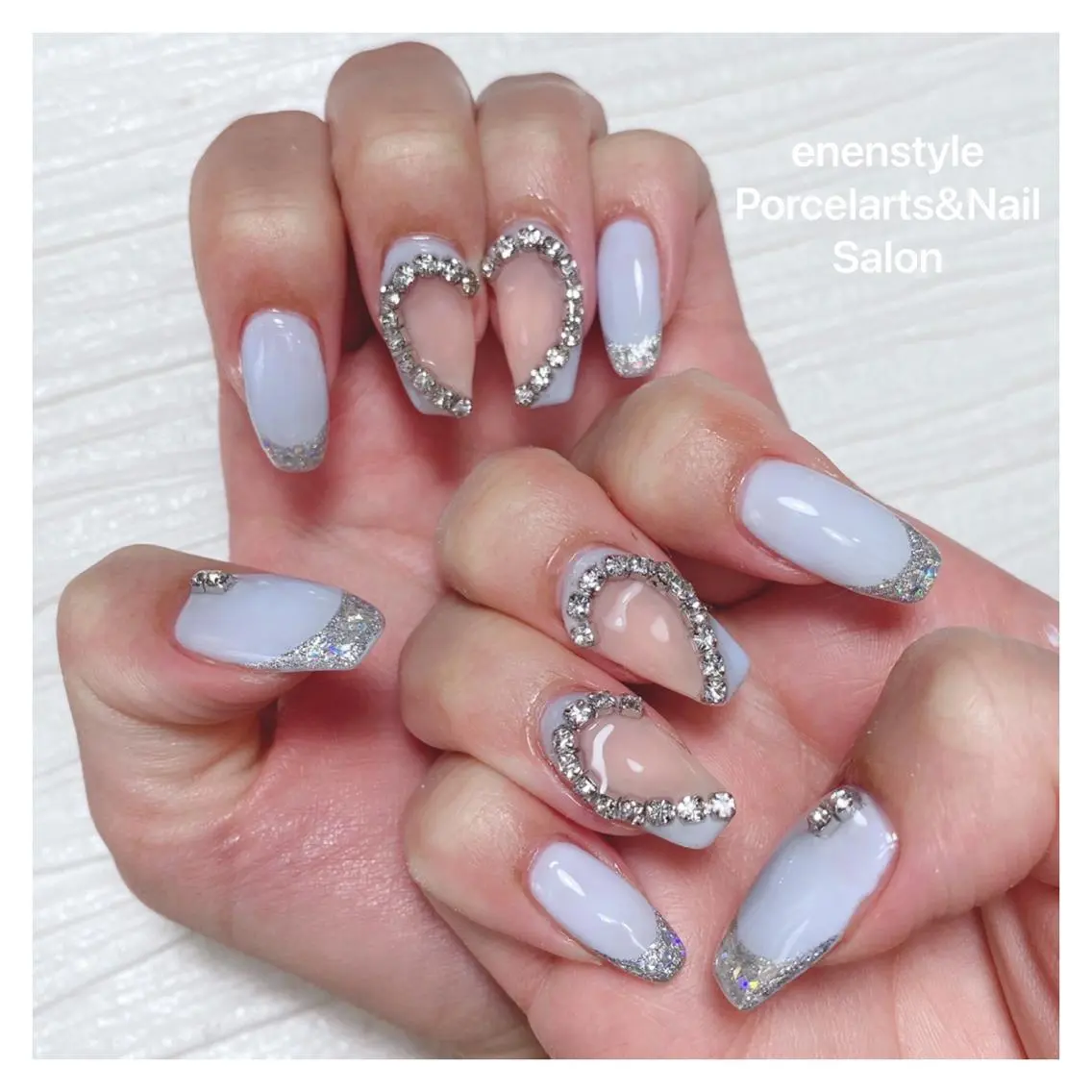 ミディアム ネイル 🐾enen style 🐾のネイルデザイン