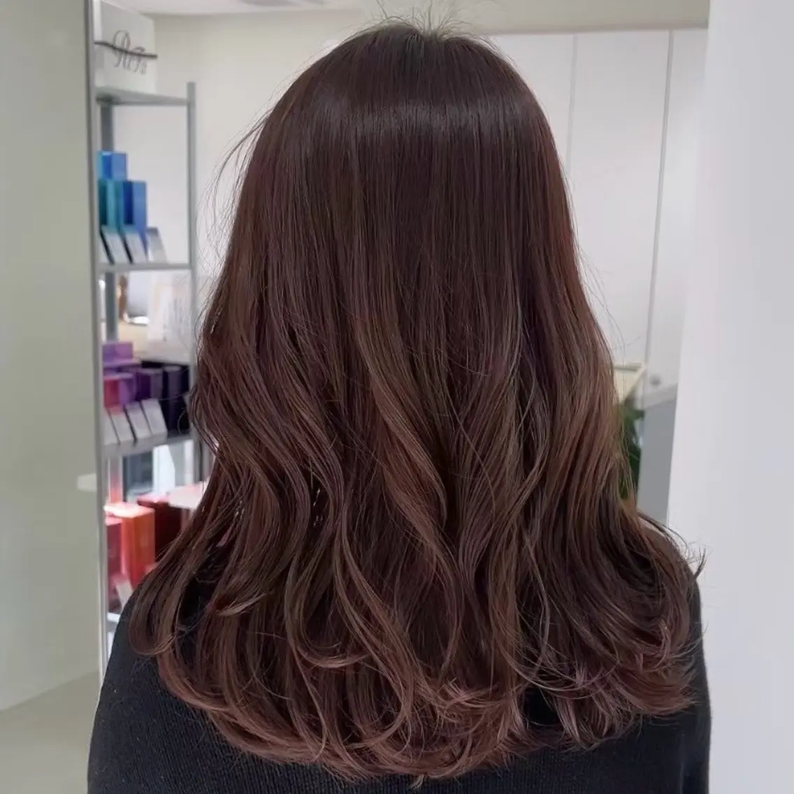 ロング ヘアカラー トリートメント ヘアセット Senri お洒落ヘア/経堂のヘアスタイル
