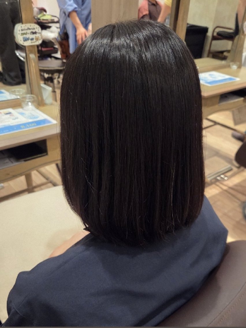 ショート 縮毛矯正 カラーモデル募集中/ すずか/艶カラー✨のヘアスタイル