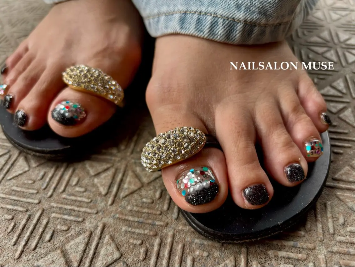 ネイル アートネイル フラッシュネイル フットネイル フレンチネイル ジェルネイル フットネイル Nail Salon MUSE Aiのネイルデザイン