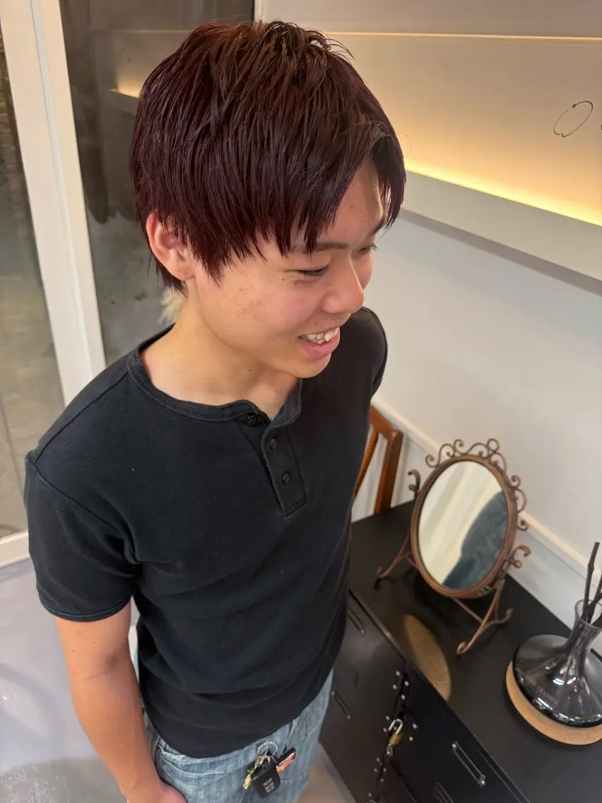 メンズ ヘアカラー Niina yuzuのヘアスタイル