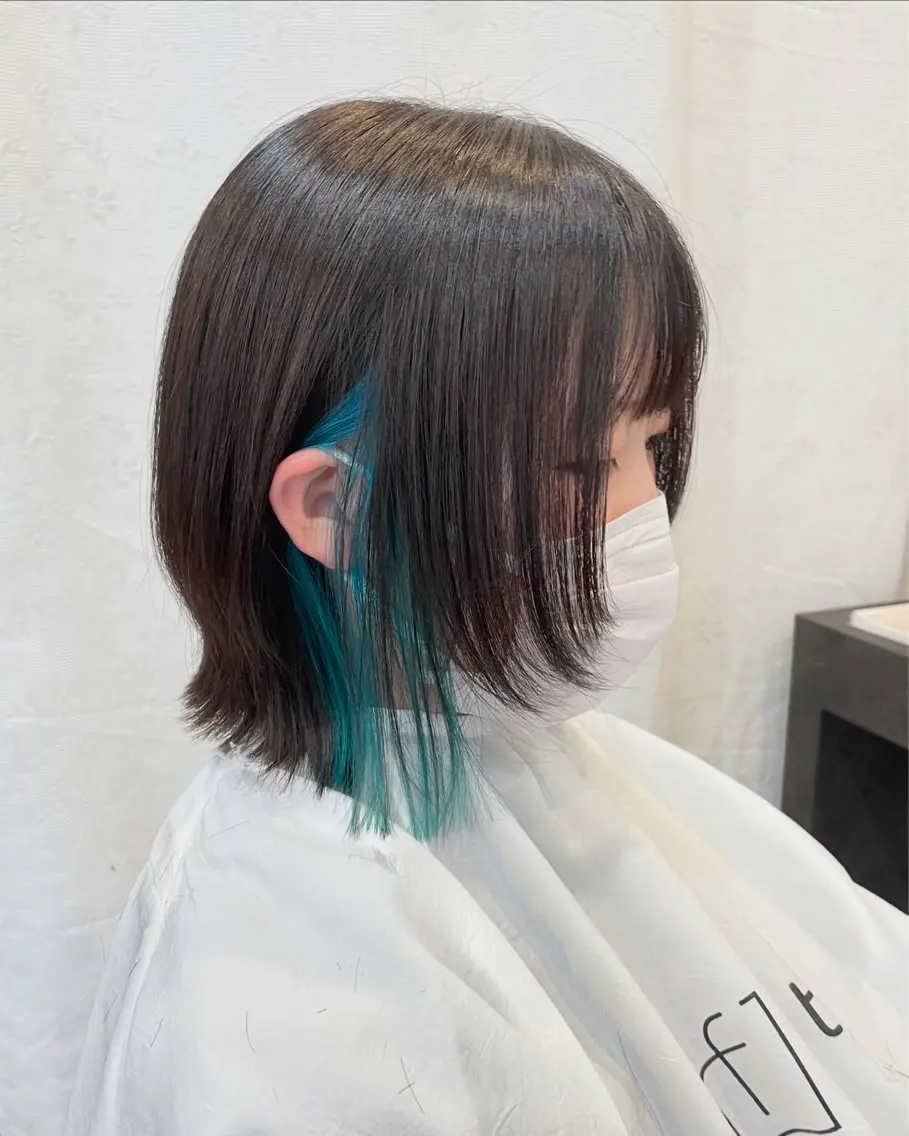 ミディアム カラー ブリーチカラー🤍 ききのヘアスタイル
