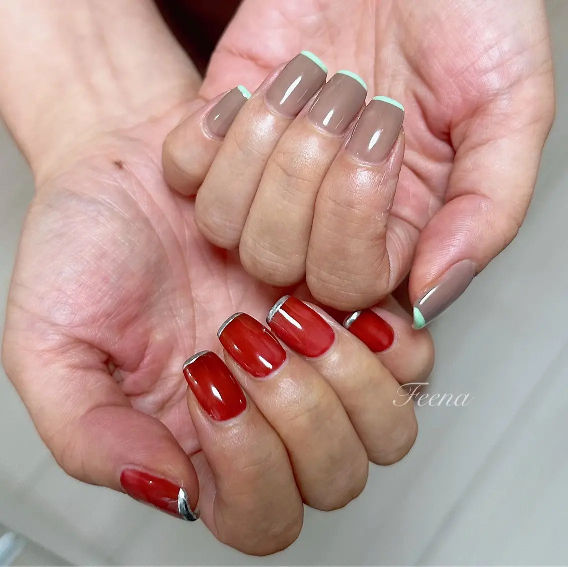 ネイル amu nail. RINAのネイルデザイン