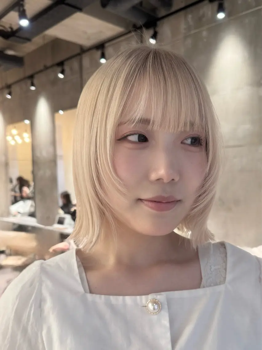 ショート カラー カット ヘアカラー トリートメント ☀️海外レイヤー 🇺🇸/ヒナコのヘアスタイル