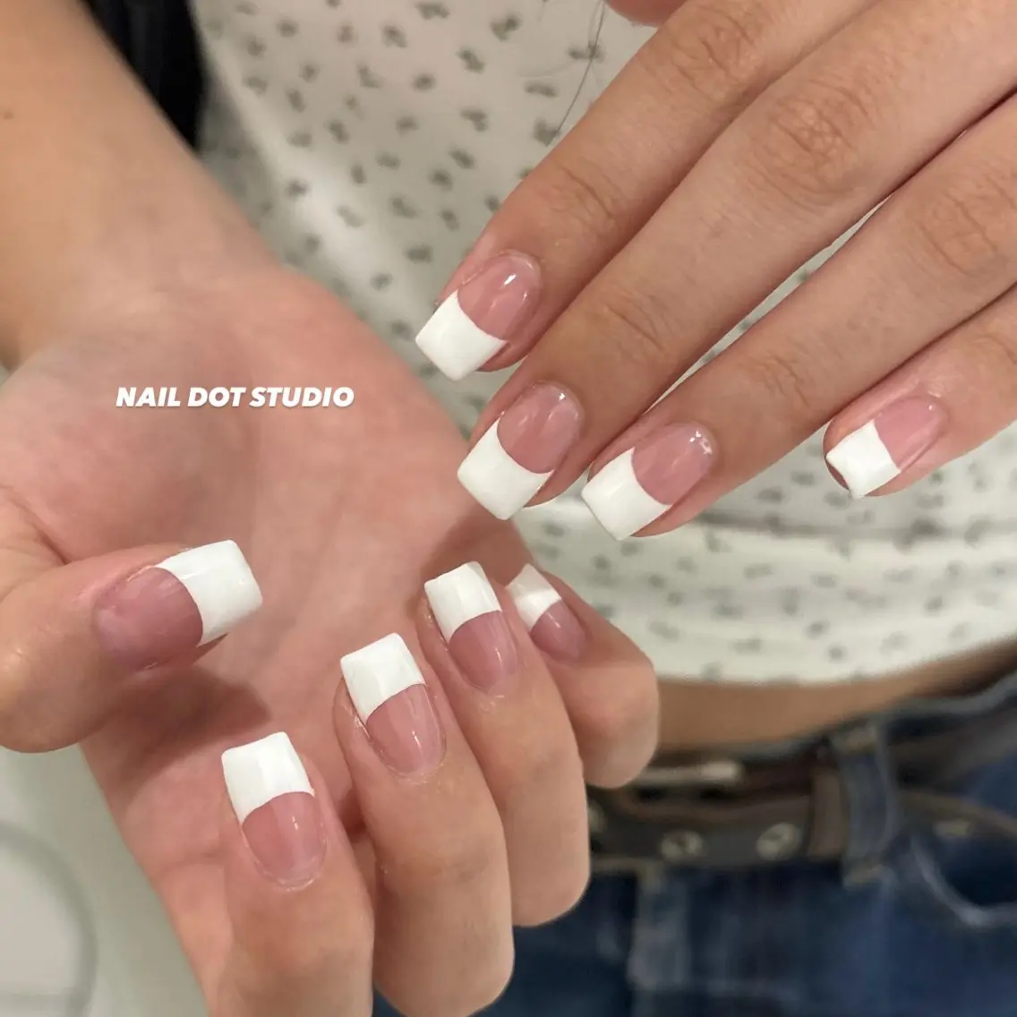 ネイル フレンチネイル ハンドネイル NAIL DOT STUDIOsaraのネイルデザイン
