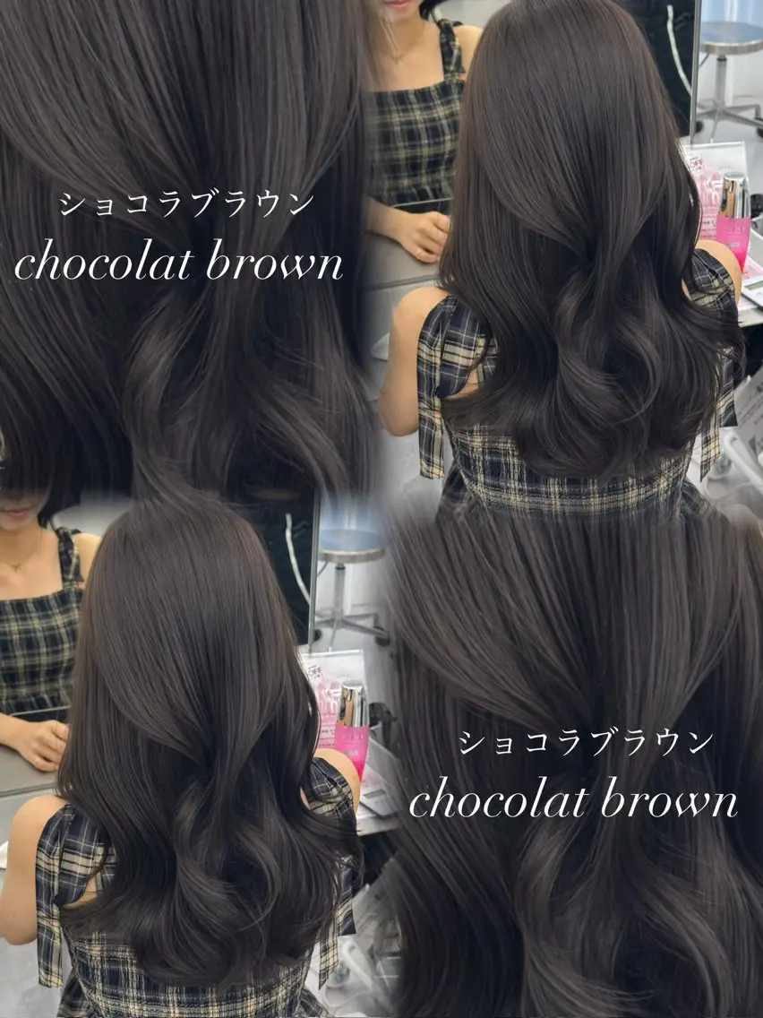 ロング カラー カット ヘアカラー トリートメント 韓国ヘア　紗希 🦋のヘアスタイル