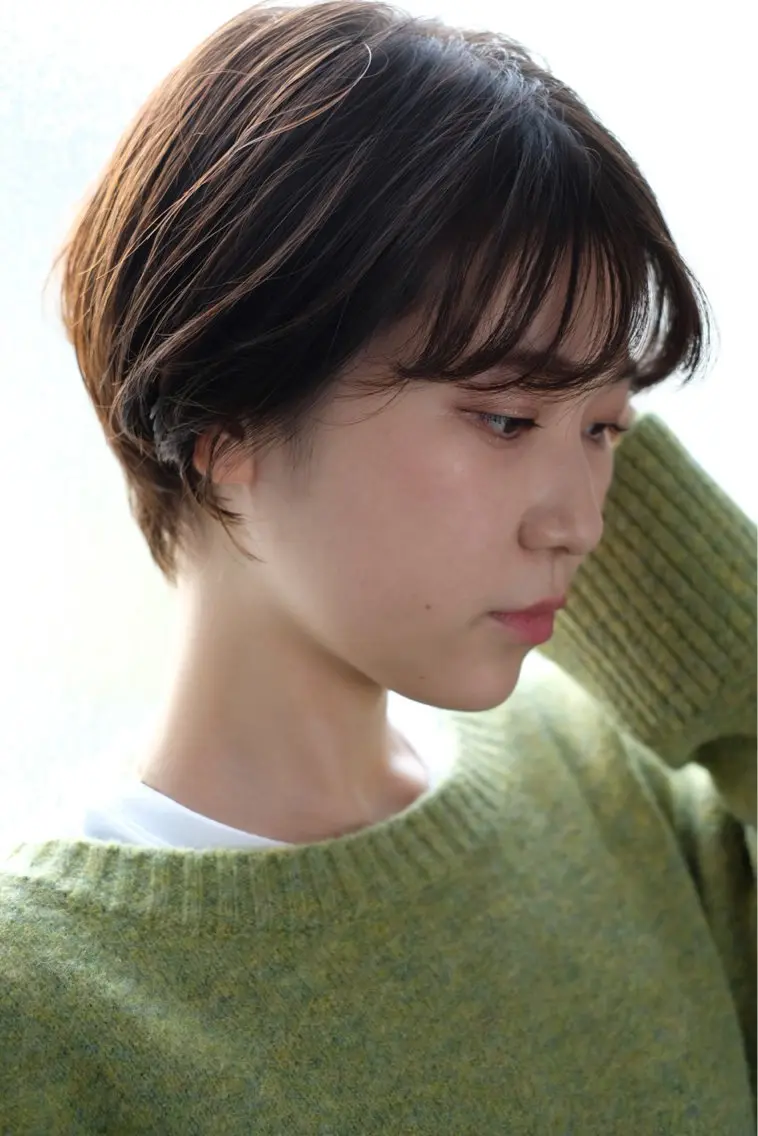 ショート ショートヘア 河田 日和のヘアスタイル
