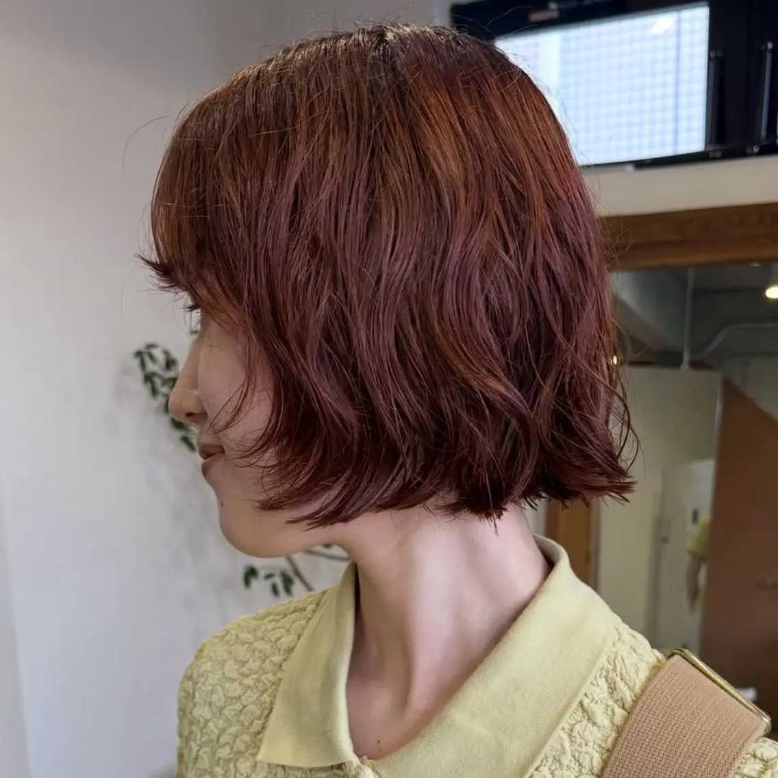 ミディアム ミディアムパーマ ボブ カット パーマ ショートカット kyokaのヘアスタイル