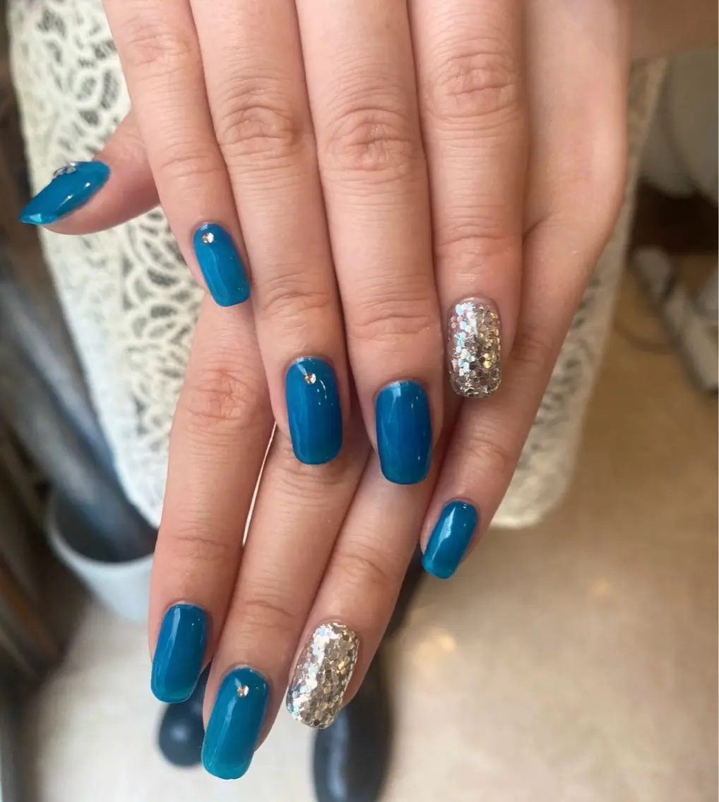ネイル ワンカラーネイル nail salon Vian YUIのネイルデザイン