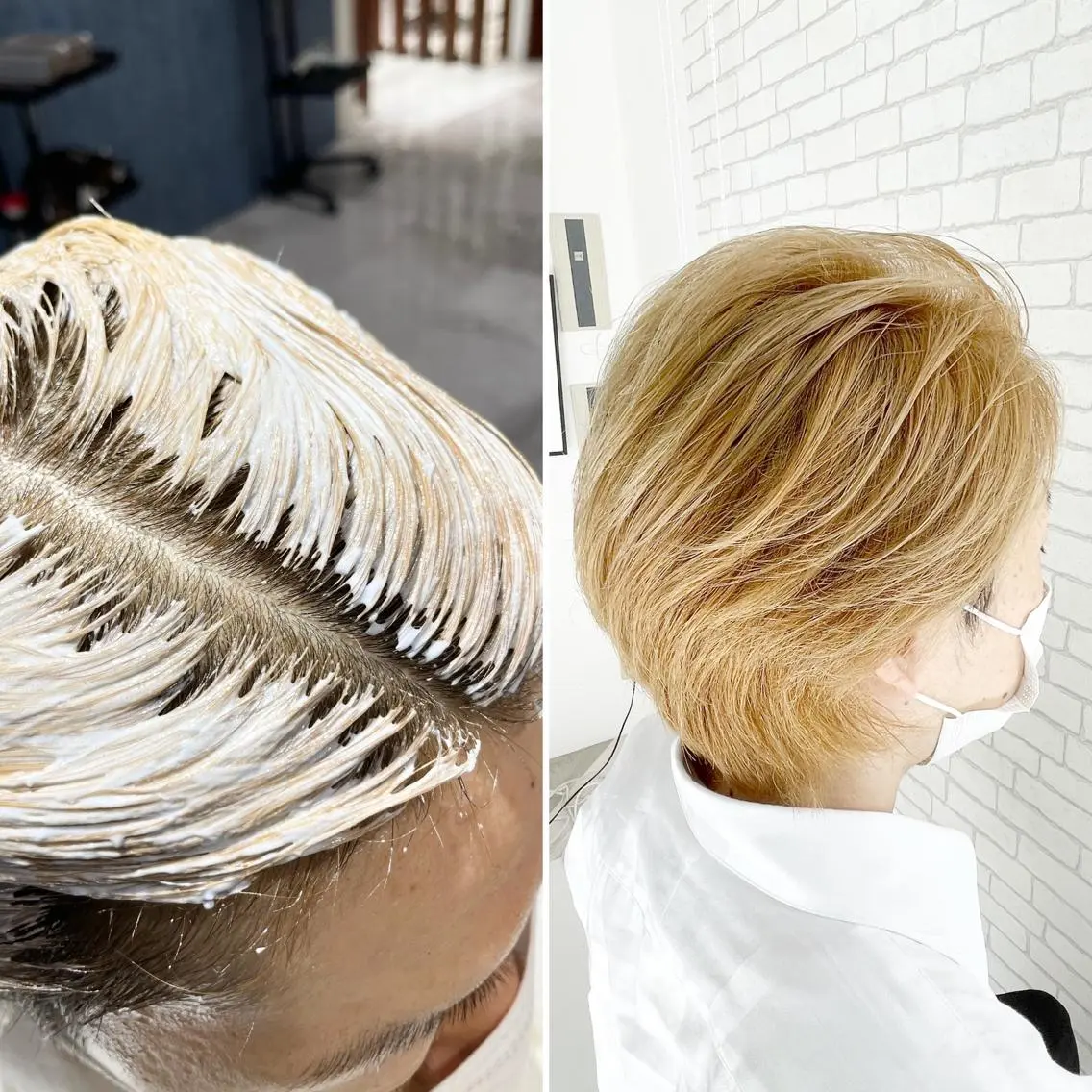 ショート ヘアカラー AMITYメンズ特化 ASUMIのヘアスタイル