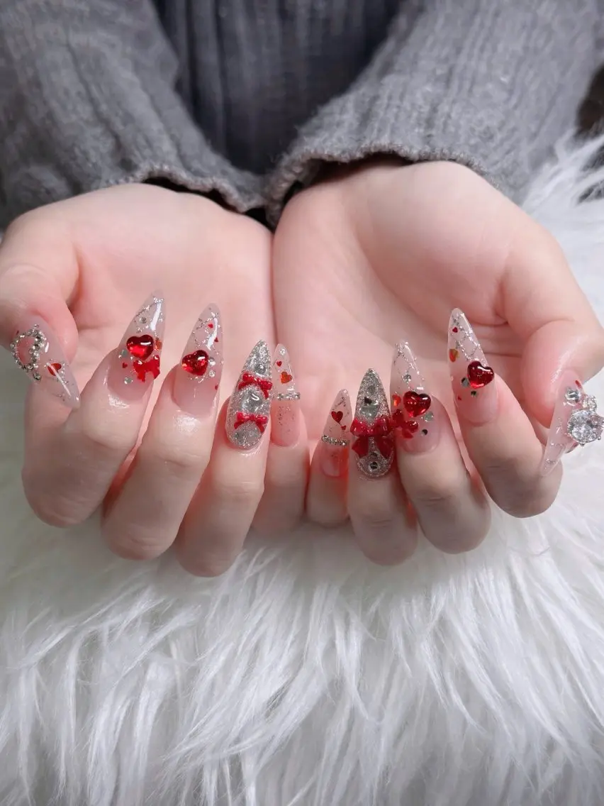 ネイル オーロラネイル フレンチネイル ジェルネイル ハロウィン 韓国ネイル ハンドネイル H.baby Nail Salonのネイルデザイン