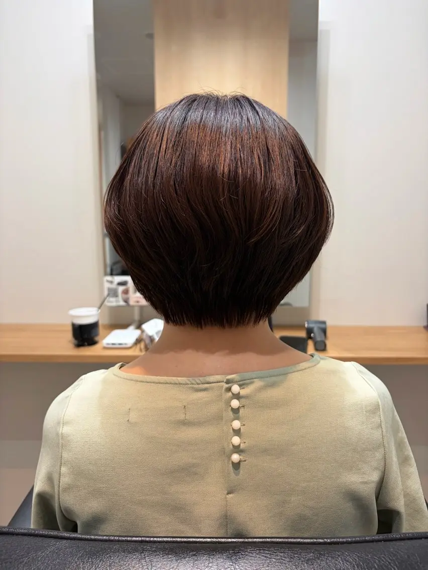 ショート カラー カット ヘアカラー トリートメント china/ボブ /似合わせカラーのヘアスタイル