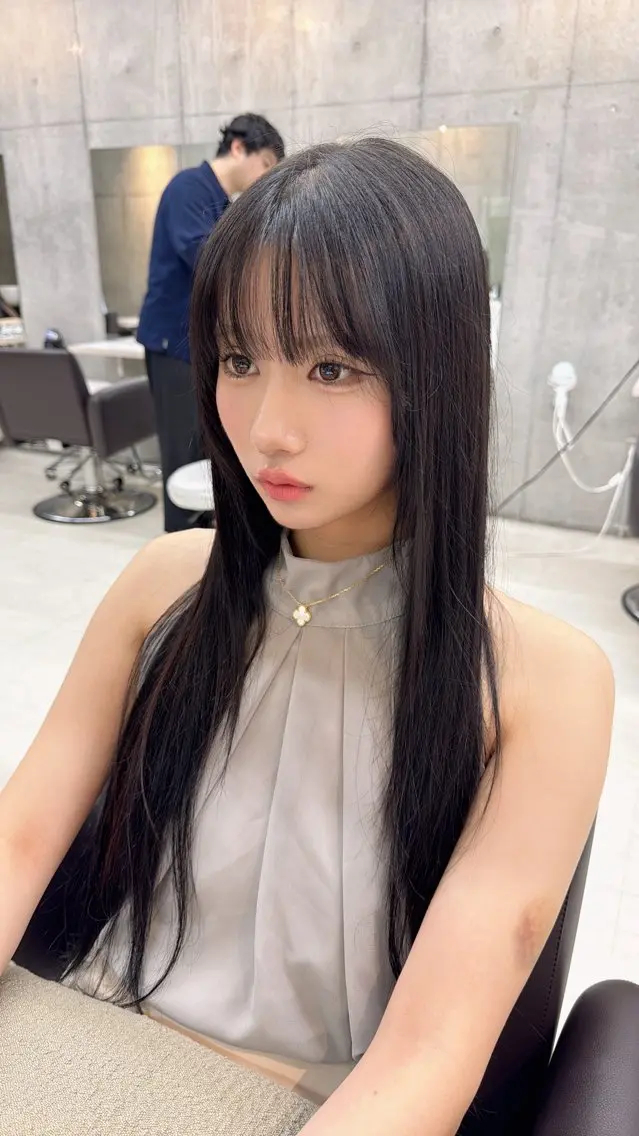 ロング うる艶ヘア♡韓国好き 透明感　shotaのヘアスタイル