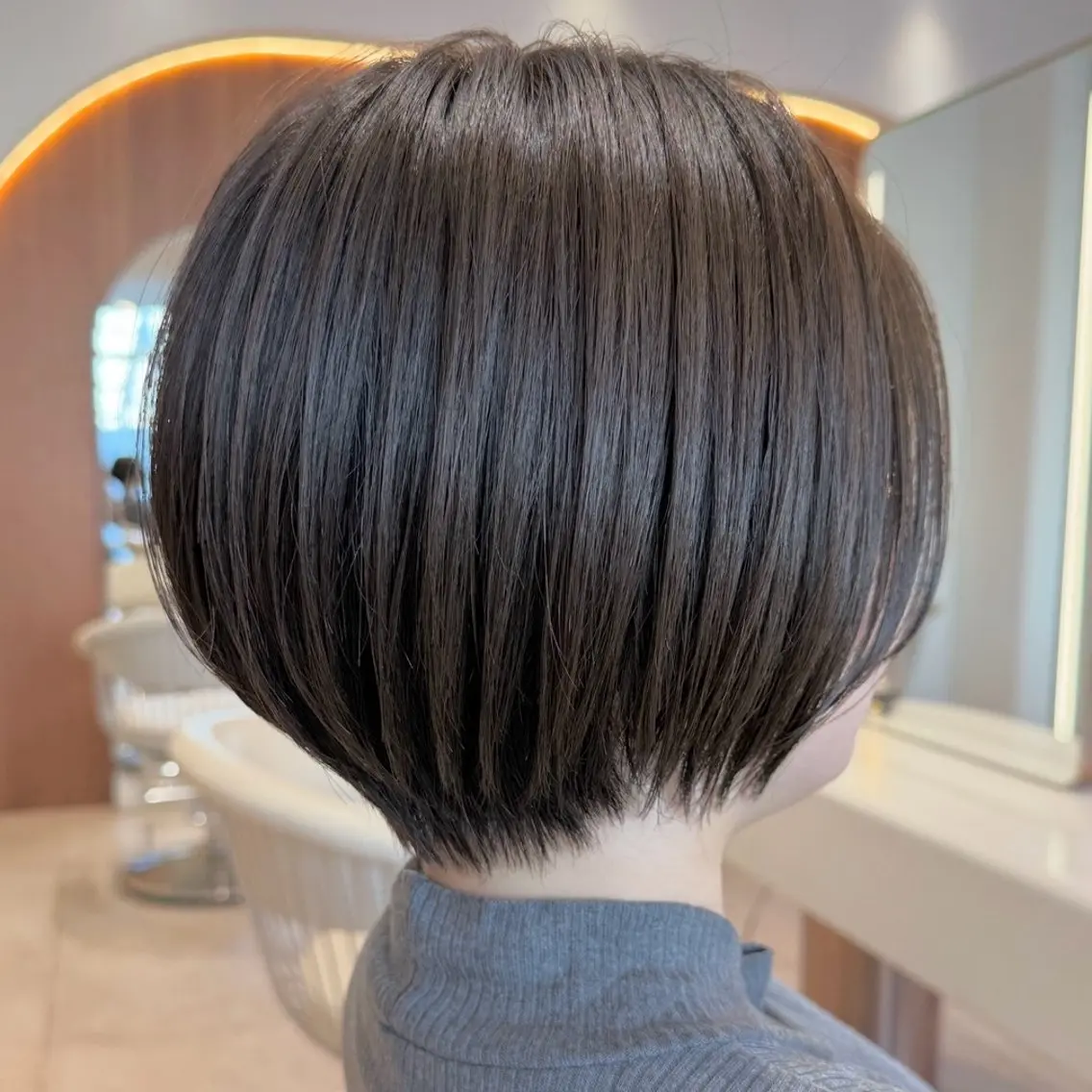 ショート カラー カット ヘアカラー 縮毛矯正 トリートメント 【渋谷】ボブ・ レイヤーボブ特化✂︎のヘアスタイル