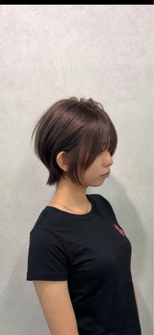 ショート ショートヘア 🌟心斎橋レイヤー 艶ハイトーン/ウルフのヘアスタイル