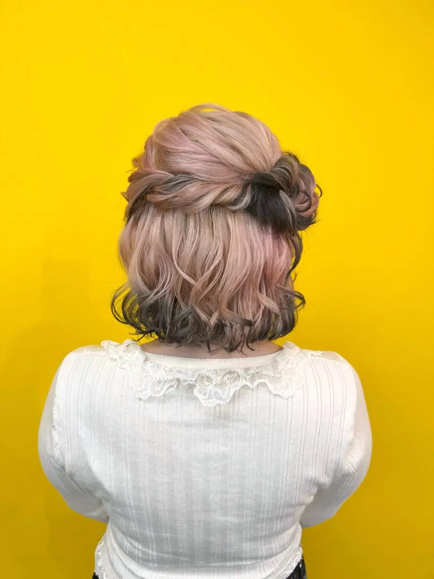 ヘアアレンジ ボブ 新宿|ヘアセット専門 |aira*。゚のヘアスタイル