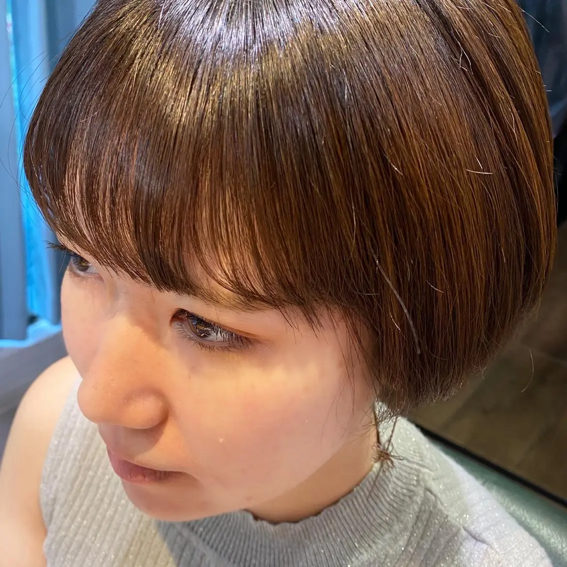 ショート 縮毛矯正/艶カラー/ ikedaのヘアスタイル