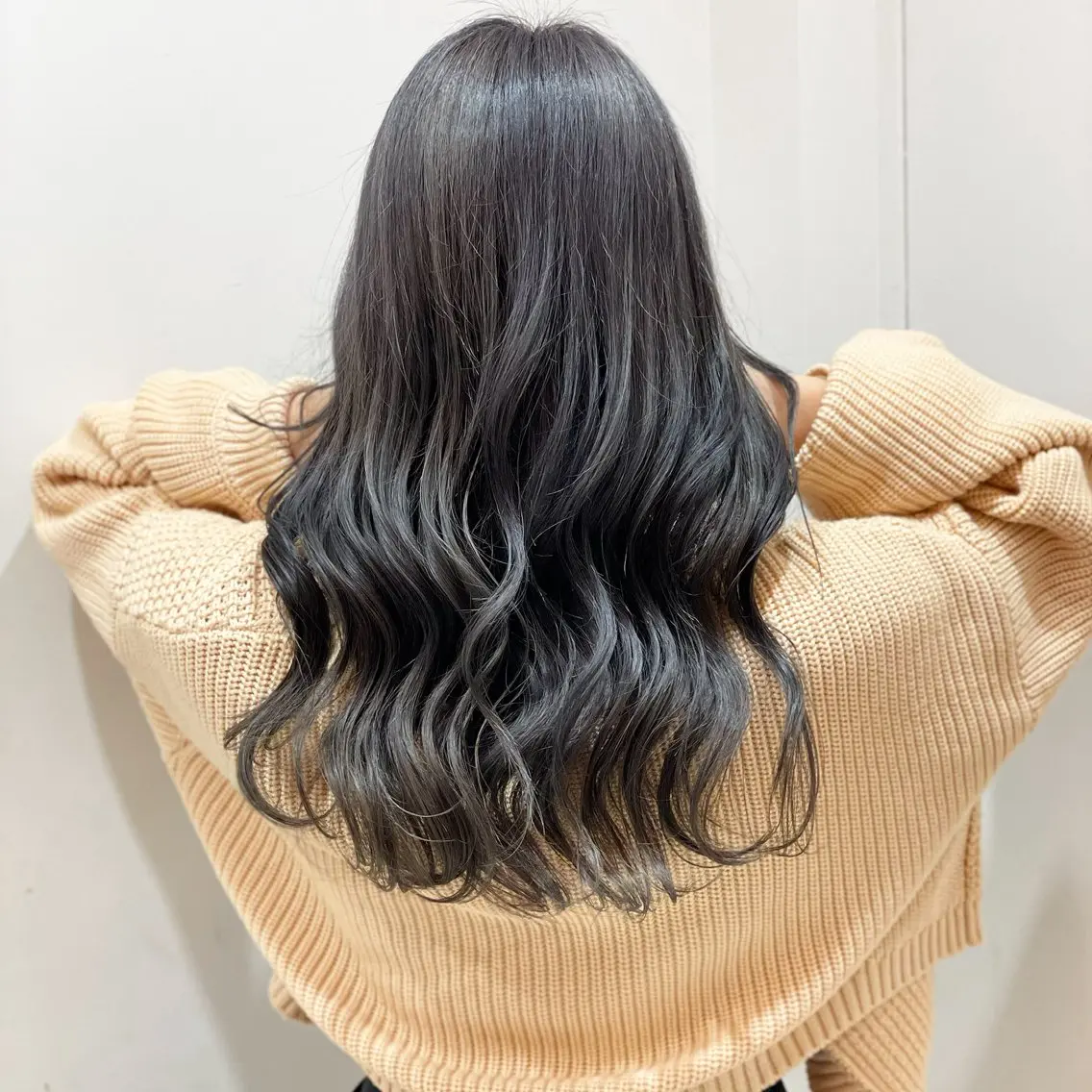 セミロング カラー カット ヘアカラー トリートメント 🔗透明感カラー🔗 エクステ✂️はるちかのヘアスタイル