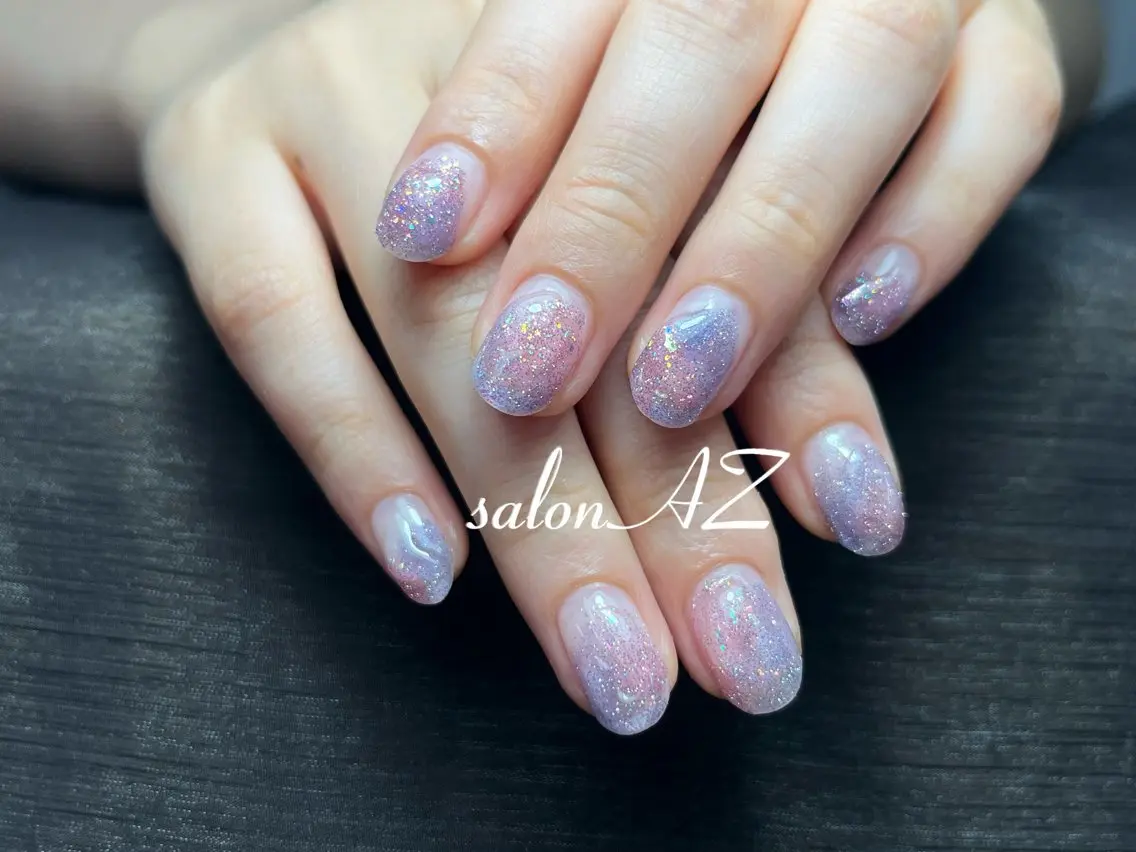 ネイル アートネイル 長さ出し フットネイル フレンチネイル ジェルネイル ハンドネイル salon AZのネイルデザイン
