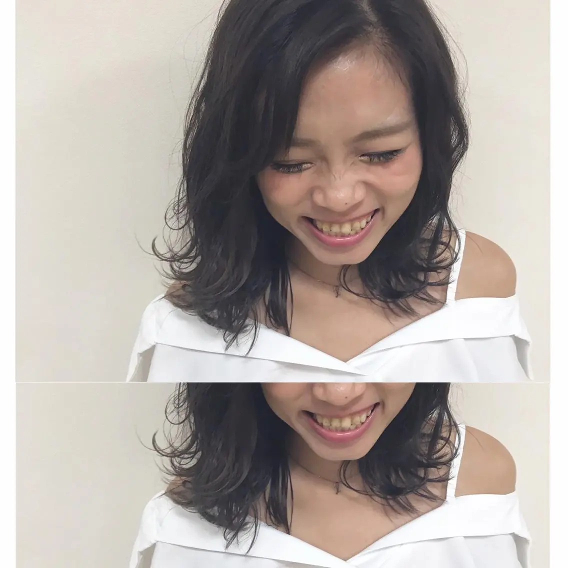 セミロング カラー ヘアアレンジ グレージュ enurk店 🍋 M I K U  *のその他イメージ