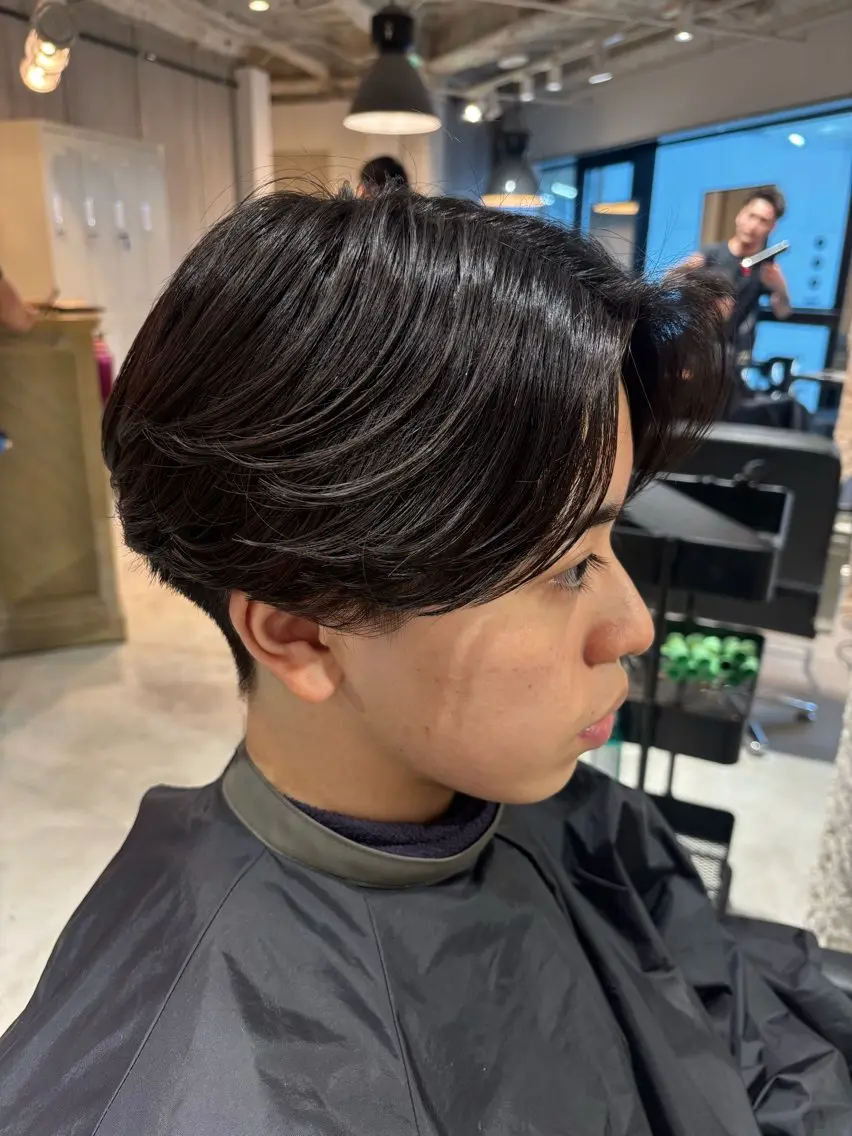 パーマ メンズ 縮毛矯正 メンズ美容師 あいのヘアスタイル