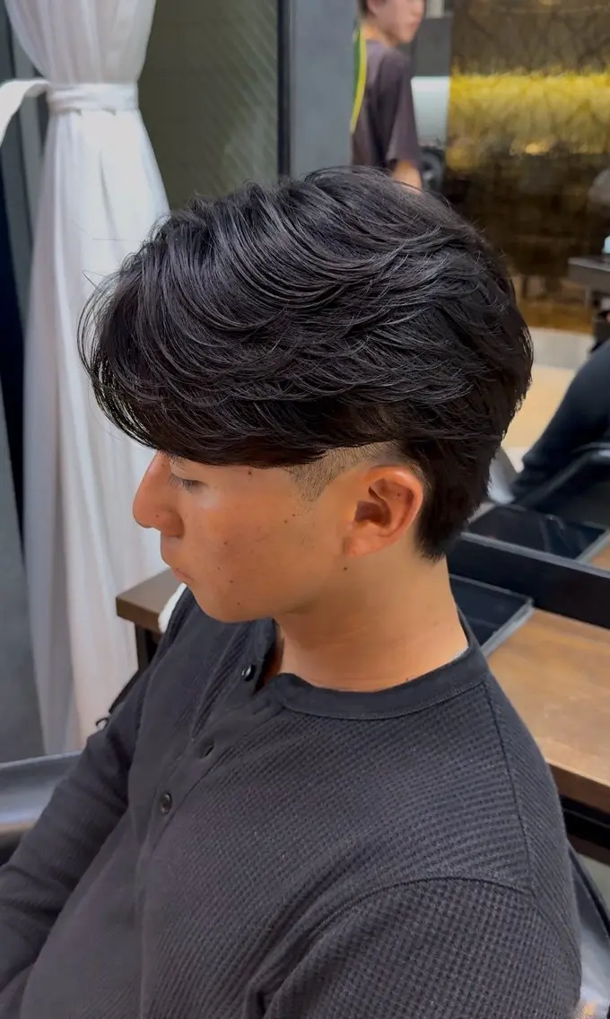 パーマ メンズ メンズパーマ ニュアンスパーマ パーマ メンズヘア 星野 拓海のヘアスタイル