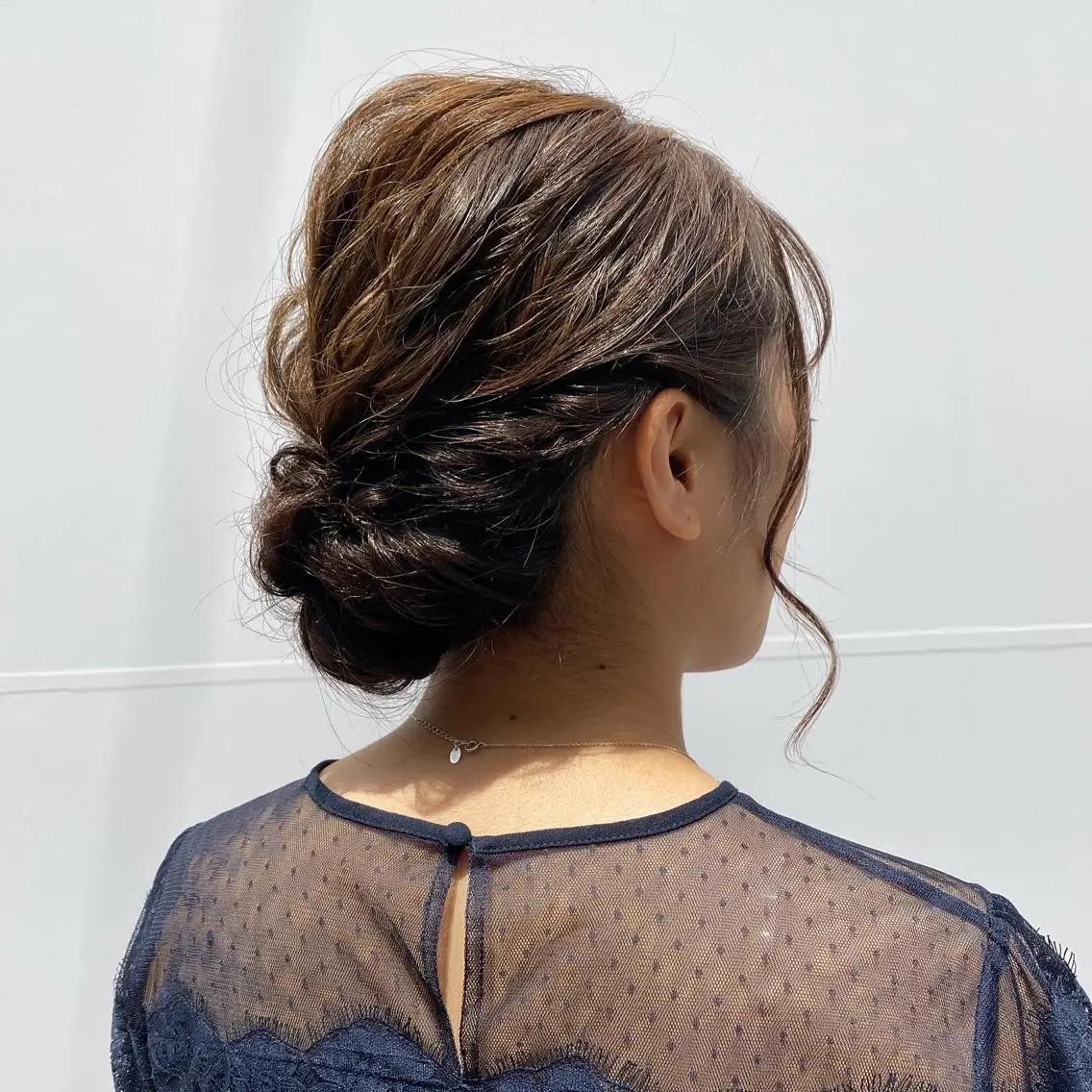 セミロング ヘアアレンジ ulu アイブロウ 渋谷/表参道Yukiのマツエク・マツパデザイン
