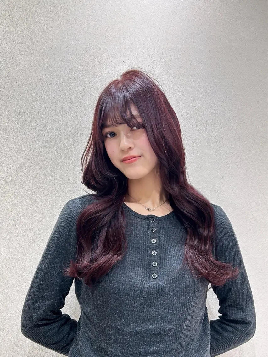 ロング ヘアカラー hiyori🎀 トレンドレイヤーのヘアスタイル
