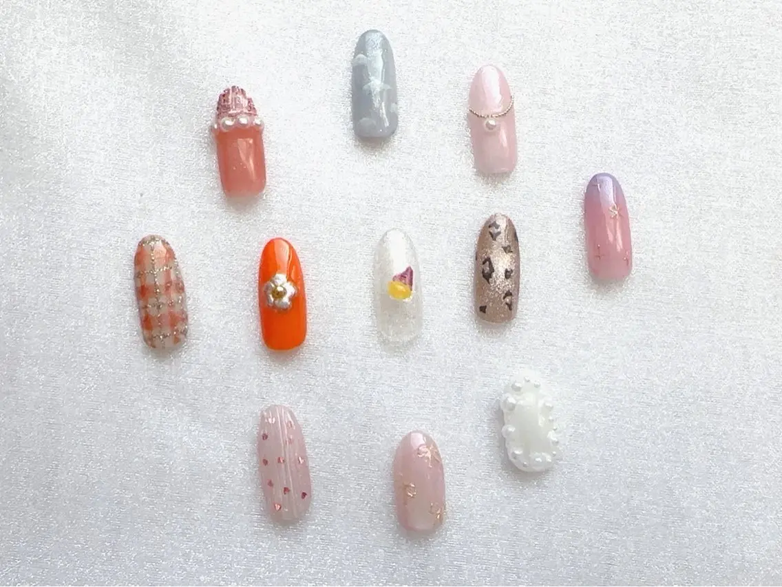 ワンカラー+アート2本(オフあり)の写真