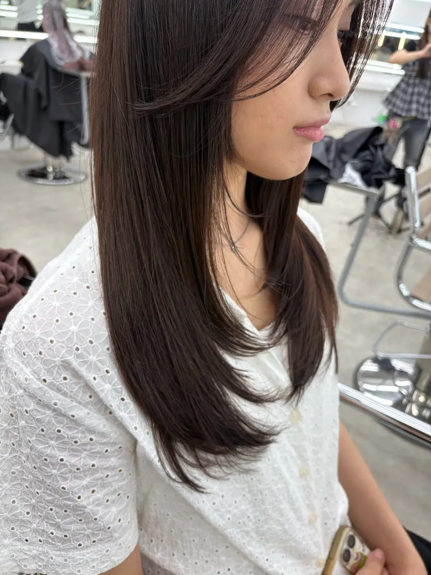 カット+ヘアカラーの写真