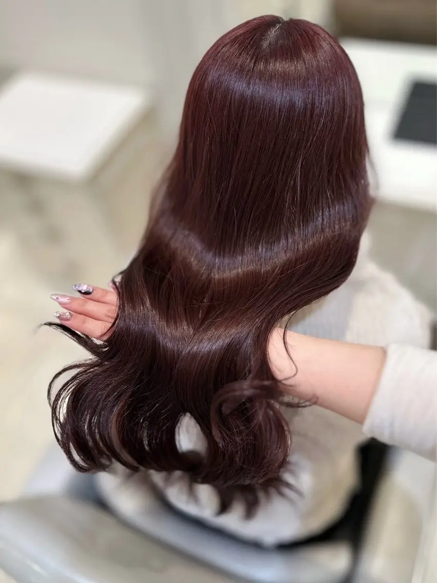 ロング カラー カット ヘアカラー トリートメント ︎︎☁🧺チヒロ モデル募集🧺︎︎☁のヘアスタイル