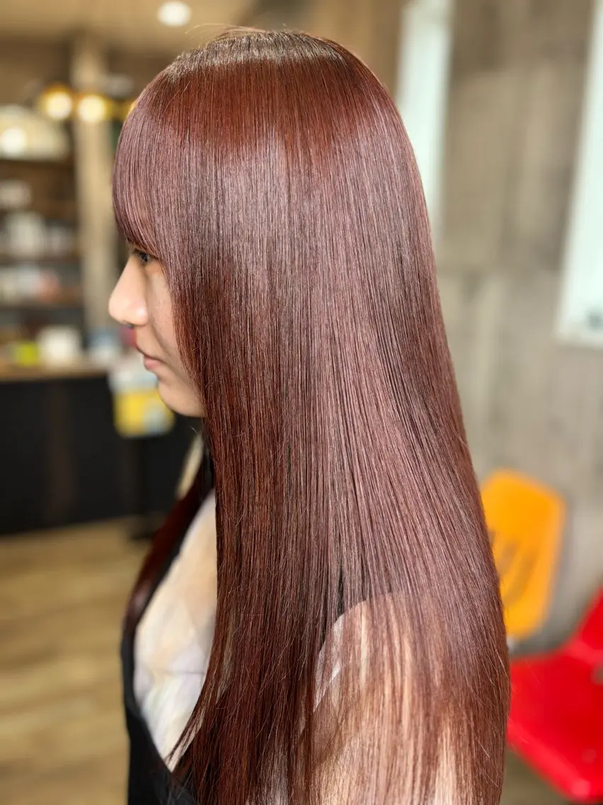 ロング 髪質改善 カット ヘアカラー トリートメント yoshihara yuukiのヘアスタイル