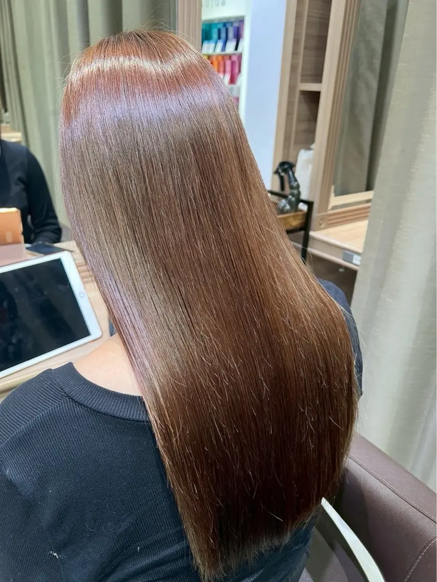 ロング カラー 透明感/暖色カラー まりあ🎀‎️🫧のヘアスタイル