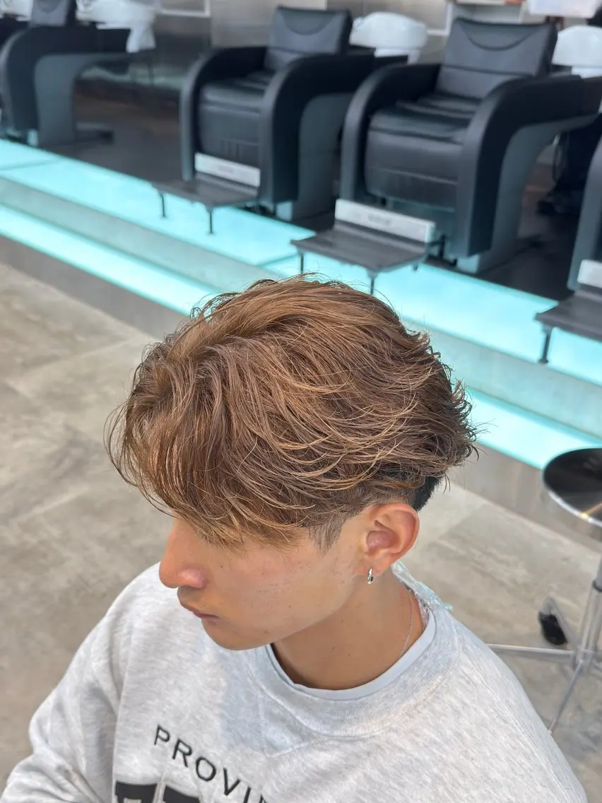ショート カラー パーマ カット ヘアカラー パーマ fifth 児玉達哉 当日予約🙆のヘアスタイル