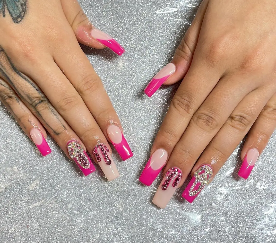 ネイル ハンドネイル VIERU 🌈🎀💖のネイルデザイン