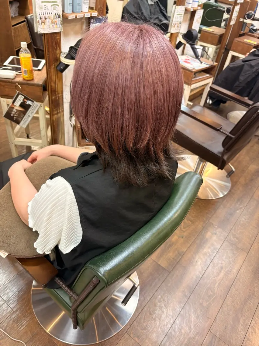 カラー 三宅　デザインカラー 透明感カラー✨のヘアスタイル
