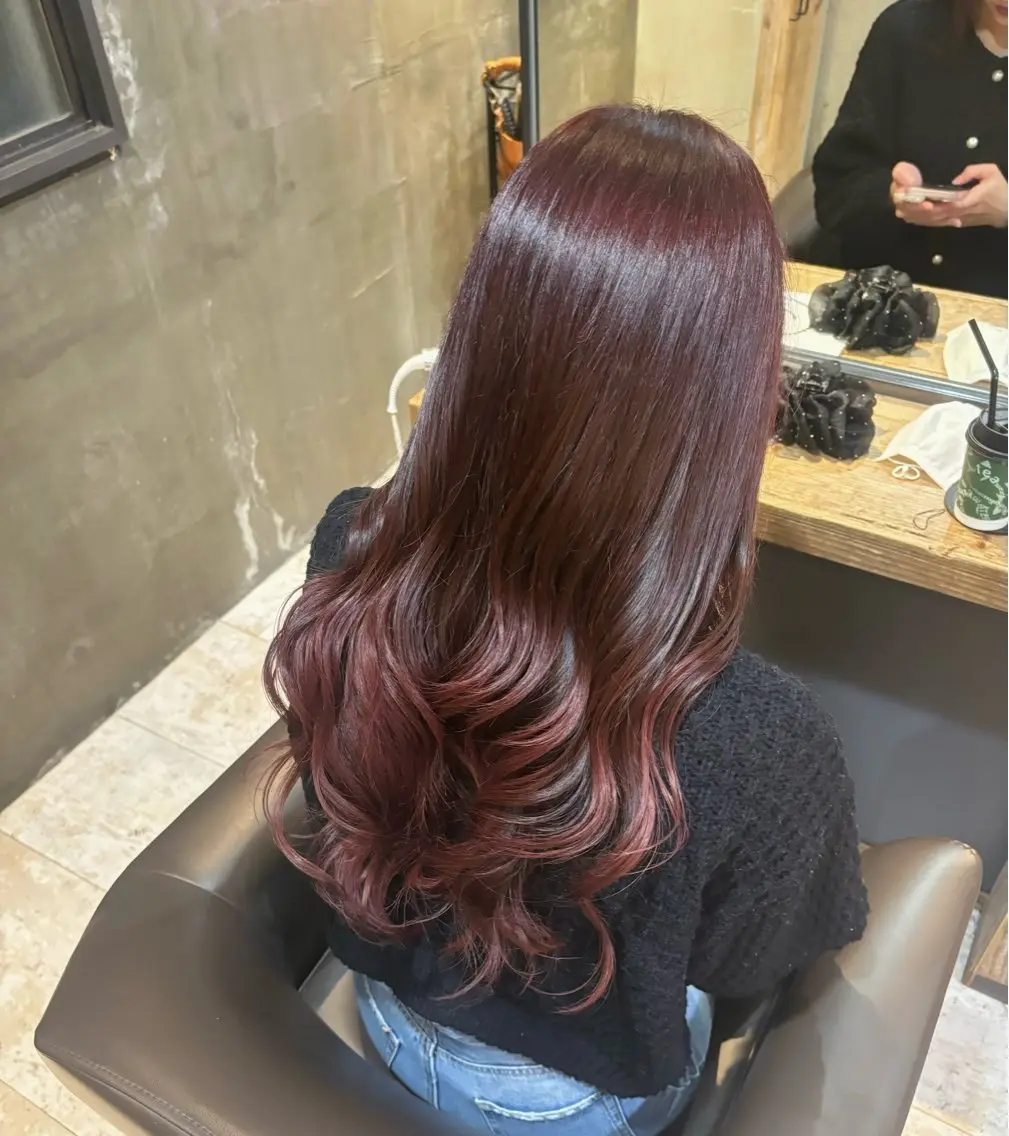 ロング カラー ピンクカラー 透明感カラー /Kanon️🫧のヘアスタイル