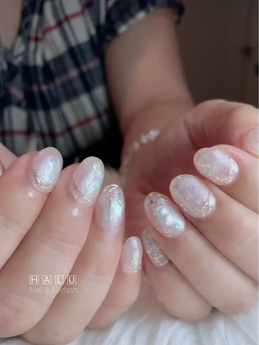ネイル キラキラネイル HALU ハルのネイルデザイン