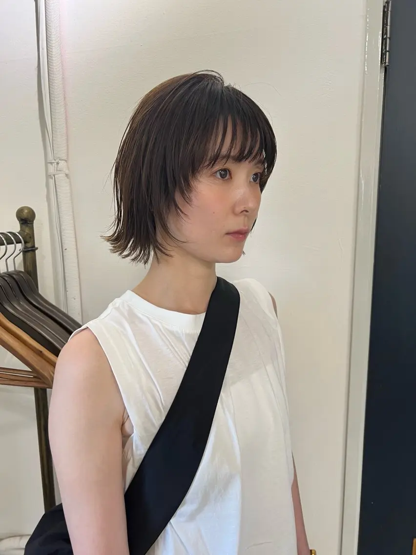 ショート ボブレイヤー ボブ レイヤーカット カット ヘアカラー トリートメント takada kohのヘアスタイル
